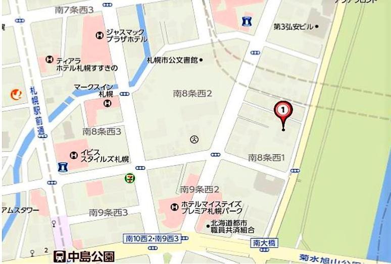 Apartament サービスアパ―トメントsapporo中島公園1Ldk802 Zewnętrze zdjęcie